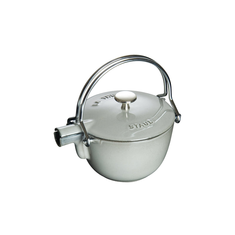 Staub Round Teapot/Kettle - 1QT - Graphite Grey