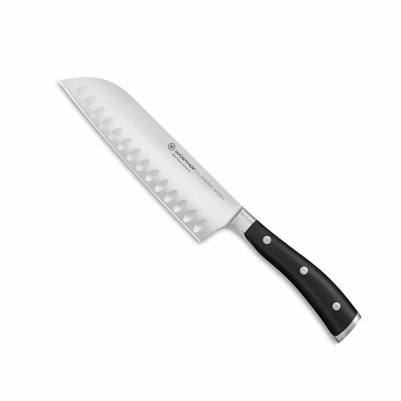 Wusthof Classic Ikon - 7" Santoku w/Hollow Edge- Personalized Engraving Available