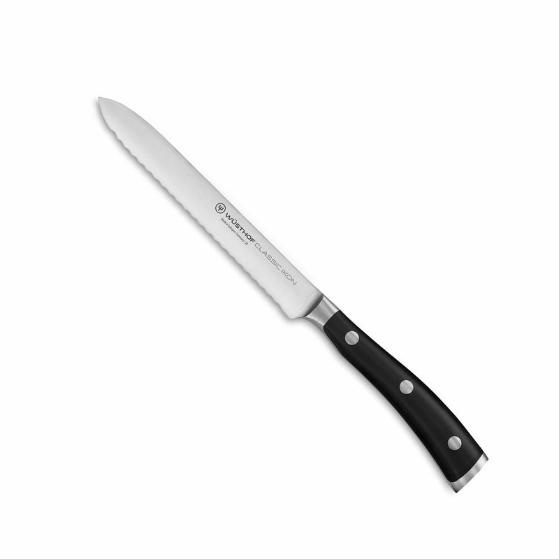 Wusthof Classic Ikon - 5" Serrated Utility Knife