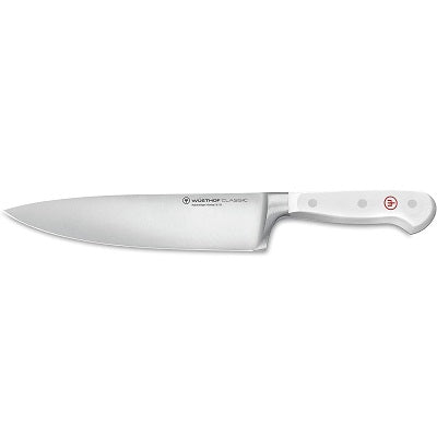 Wusthof Classic White - 8" Chef's Knife- Personalized Engraving Available