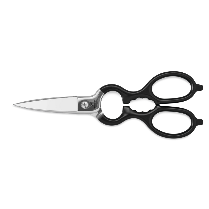 Wusthof - 8" Kitchen Shears w/Synthetic Grips - Black