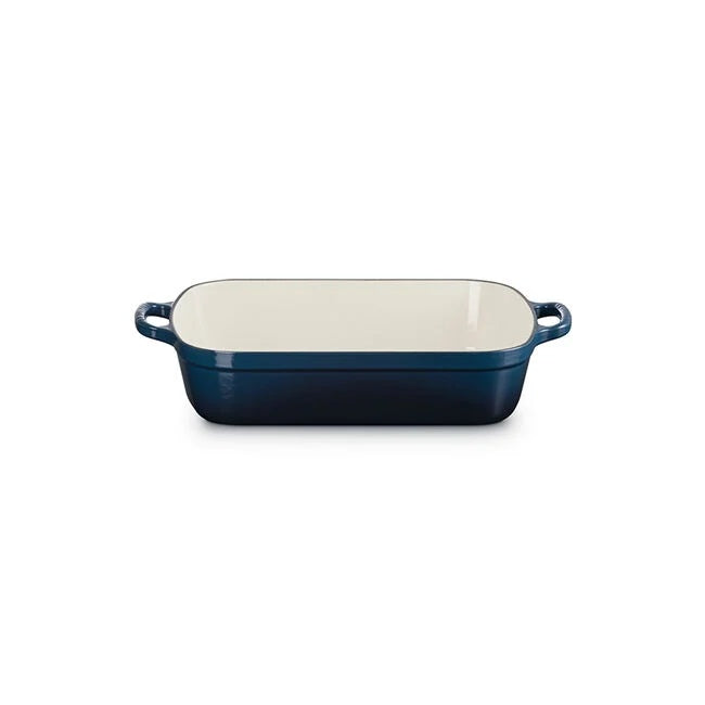 Le Creuset 5 1/4 Qt. (10" x 15 3/4") Signature Rectangular Roaster - Nuit