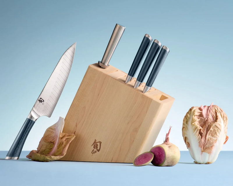 Shun Shiranami - 6 Pc. Knife Block Set