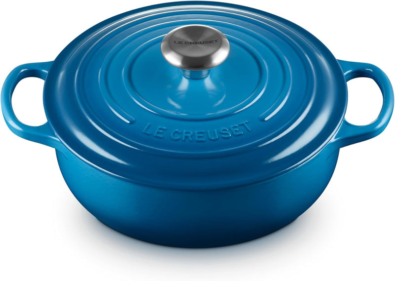 Le Creuset 3 1/2 Qt. Signature Sauteuse w/Stainless Steel Knob - Marseille