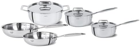 Cristel Castel'Pro Ultraply - 8 Pc. Stainless Steel Cookware Set