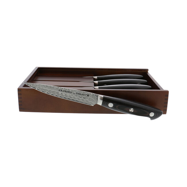 Henckels Zwilling Kramer Euroline Stainless Damascus - 4 Pc. Steak Knife Set