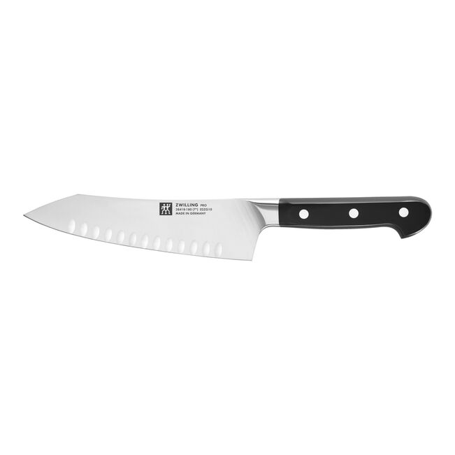 Henckels Zwilling Pro - 7" Hollow Edge Rocking Santoku Knife