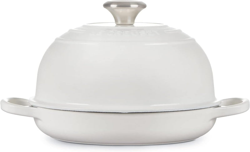 Le Creuset 9 1/2"/1 3/4 Qt. Signature Enameled Cast Iron Bread Oven - White