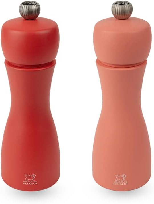 Peugeot Tahiti Duo Fire Pepper & Salt Mill Set - Red Tones - 15cm/6"