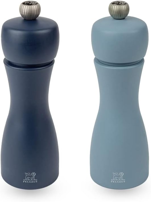 Peugeot Tahiti Duo Air Pepper & Salt Mill Set - Blue Tones - 15cm/6"