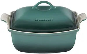 Le Creuset 4 1/2 Qt. Heritage Deep Covered Rectangular Baker - Artichaut