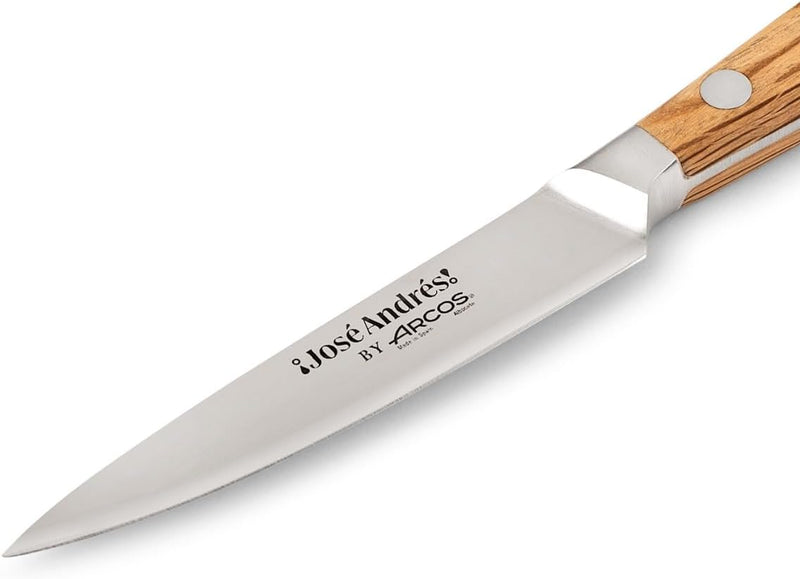 Arcos José Andrés Series - 4" Paring Knife, Holm Oak Handle