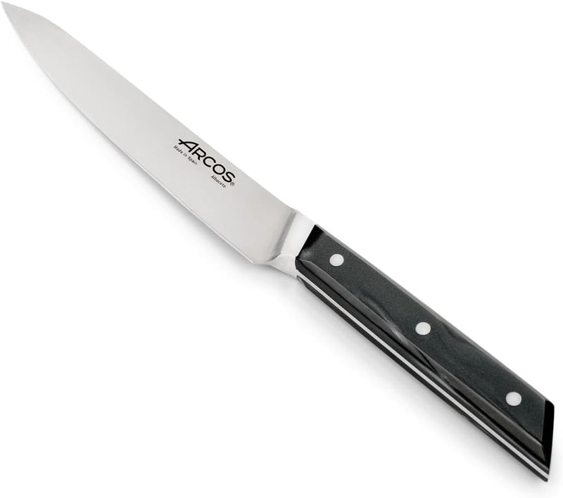 Arcos Eclipse Series - 5" Vegetable Knife, Black Acrylic Handle