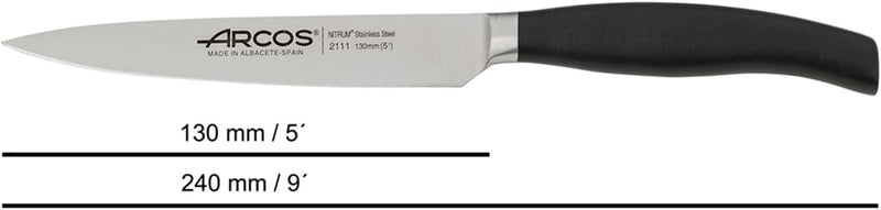 Arcos Clara Series - 5 Pc. Knife Block Set, Includes Sharpening Steel