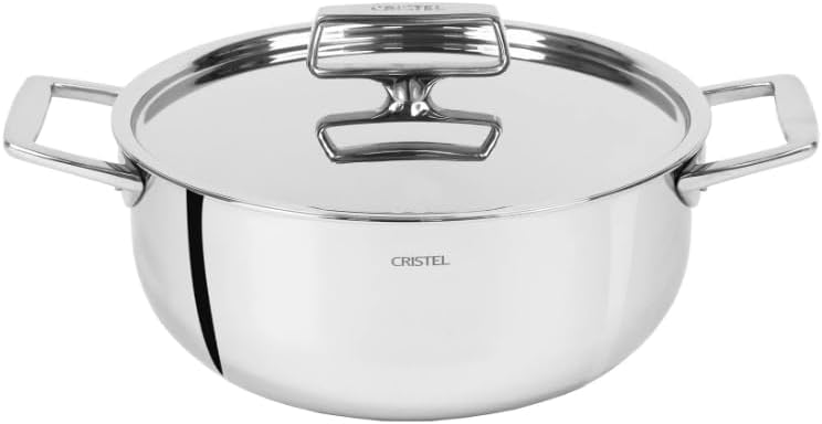 Cristel Castel'Pro Ultraply - 3.5 Qt. Stewpan w/Stainless Steel Lid