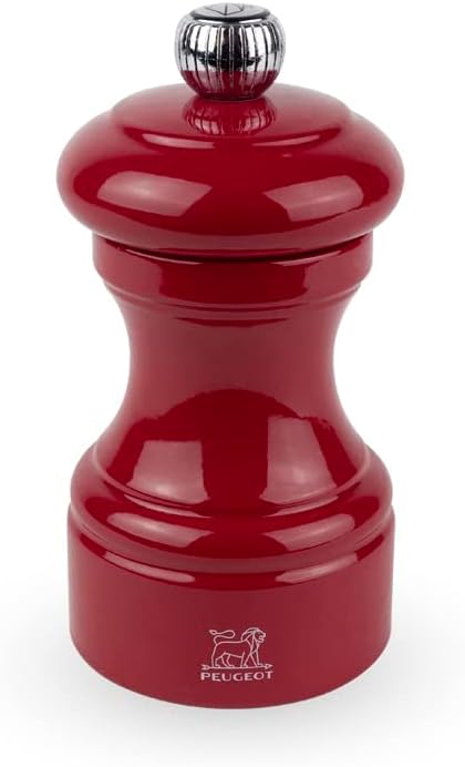 Peugeot Bistro Passion Red Lacquer Pepper Mill - 10cm/4"