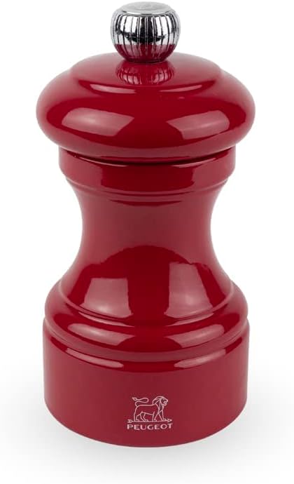 Peugeot Bistro Passion Red Lacquer Salt Mill - 10cm/4"