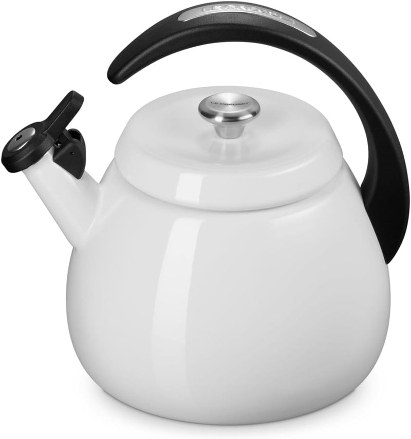 Le Creuset 2.2 Qt. Cloche Kettle w/Stainless Steel Knob - White