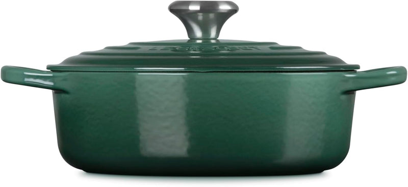 Le Creuset 3 1/2 Qt. Signature Round Wide Dutch Oven w/Stainless Steel Knob - Artichaut