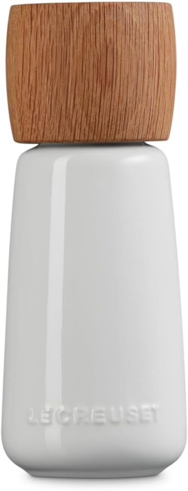 Le Creuset 7" Stoneware Alphine Salt Mill - White