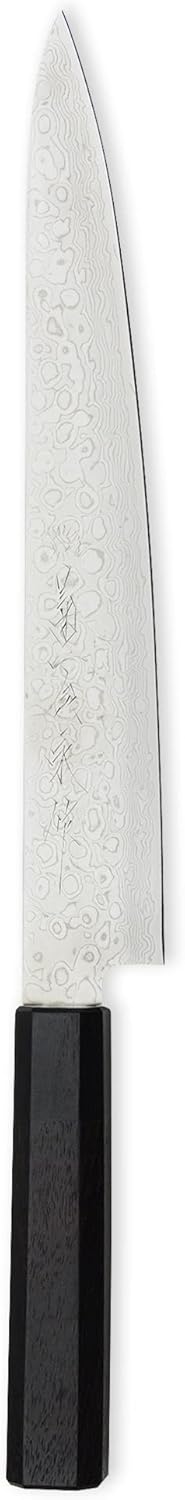 Kikuichi NWD Series Nickel Warikomi Damascus - 10" Sujihiki Knife