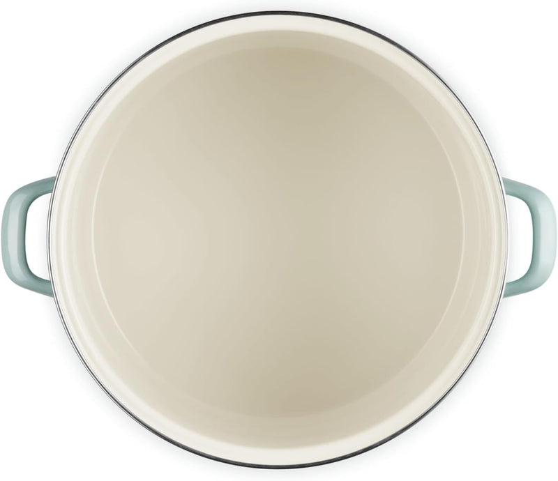 Le Creuset 16 Qt. Traditional Stockpot w/SS Knob - Sea Salt
