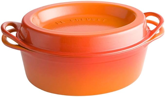 Le Creuset 7 1/4" Traditional Oval Doufeu Oven - Flame