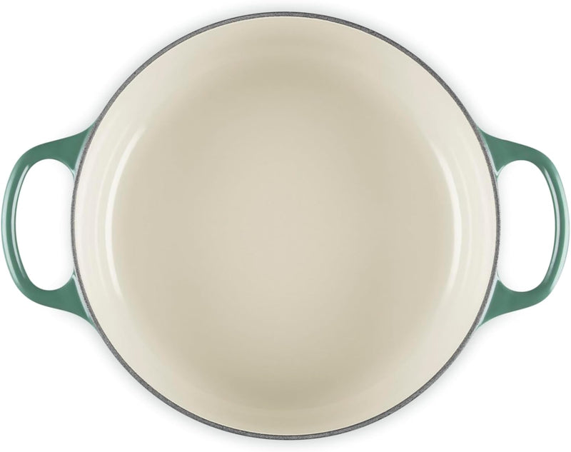 Le Creuset 3 1/2 Qt. Signature Round Wide Dutch Oven w/Stainless Steel Knob - Artichaut