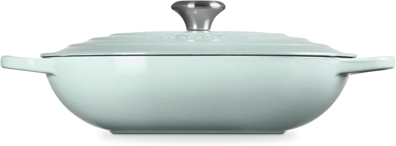 Le Creuset 3 3/4 Qt. Signature Oval Casserole w/Stainless Steel Knob - Sea Salt