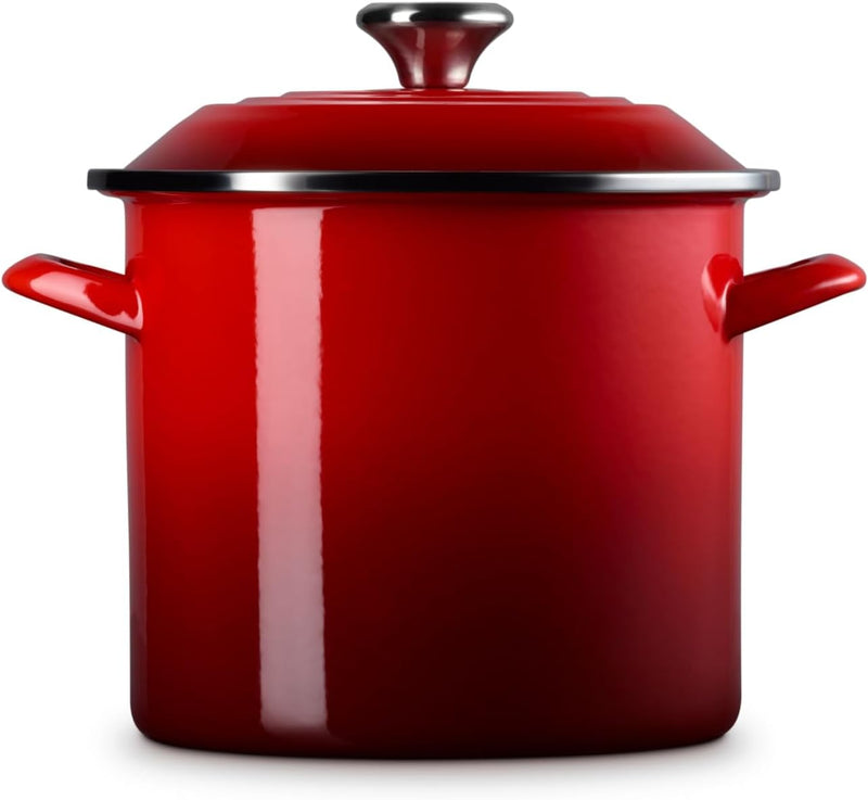 Le Creuset 8 Qt. Traditional Stockpot w/SS Knob - Cerise