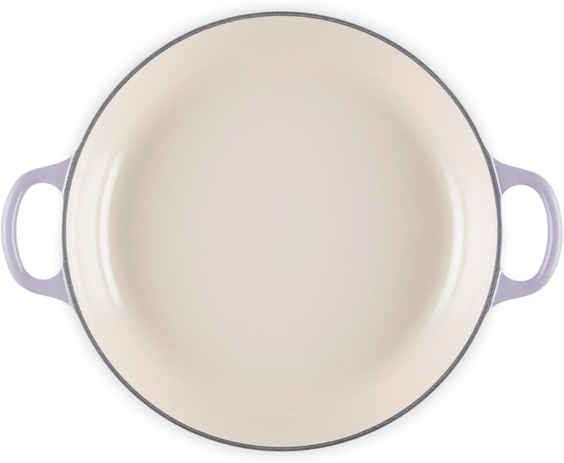 Le Creuset 2 1/4 Qt. Enameled Cast Iron Signature Petal Braiser w/Stainless Steel Knob - Provence