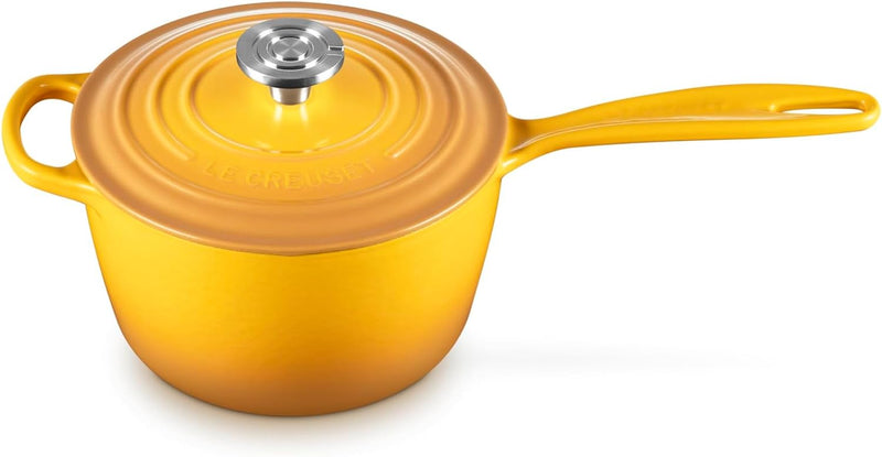 Le Creuset 2 1/4 Qt. Signature Saucepan w/Crucible SS Knob - Nectar