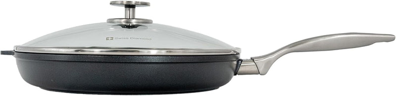 Swiss Diamond - 11" CHD Nonstick Fry Pan w/Glass Lid