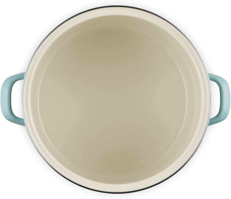 Le Creuset 12 Qt. Traditional Stockpot w/SS Knob - Sea Salt