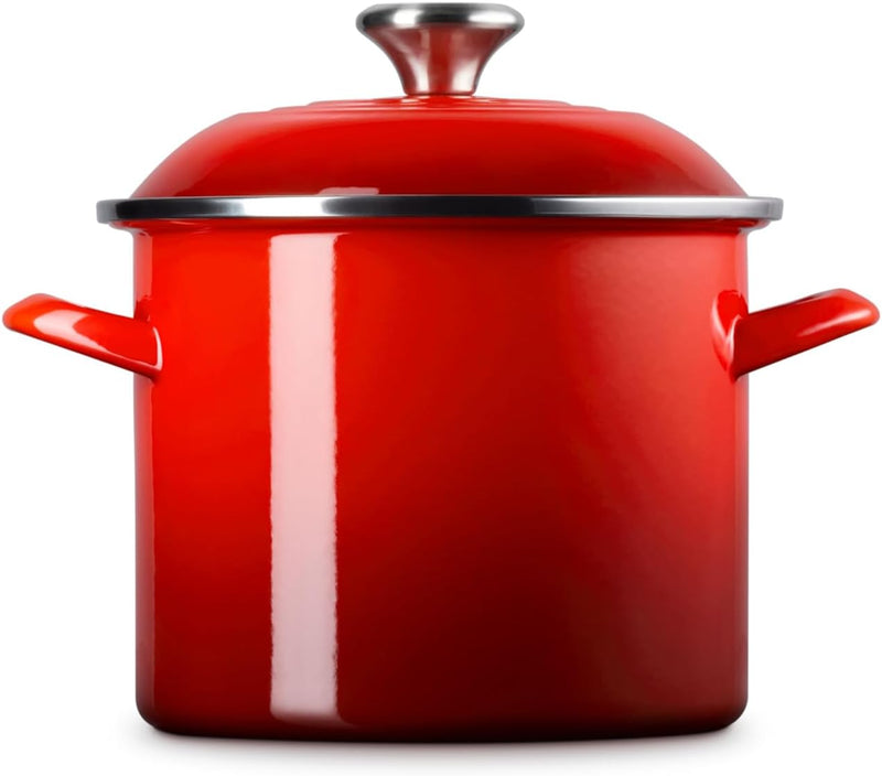 Le Creuset 6 Qt. Traditional Stockpot w/SS Knob - Cerise