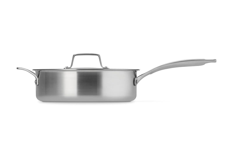 Le Creuset 4 1/2 Qt. Essential Stainless Steel Saute Pan w/Lid