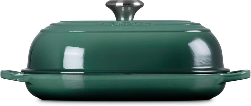 Le Creuset 11 1/2" / 1.5 Qt. Signature Enameled Cast Iron Oval Bread Oven - Artichaut