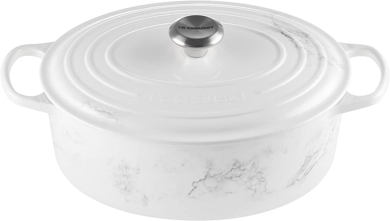 Le Creuset 15 1/2 Qt. Signature Oval Dutch Oven w/Stainless Steel Knob –  Chef's Arsenal