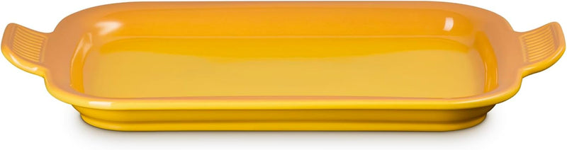 Le Creuset 3 Qt. Shallow Rectangular Dish w/Platter Lid - Nectar