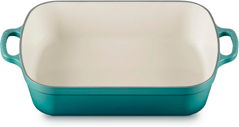 Le Creuset 5 1/4 Qt. (10" x 15 3/4") Signature Rectangular Roaster - Riviera