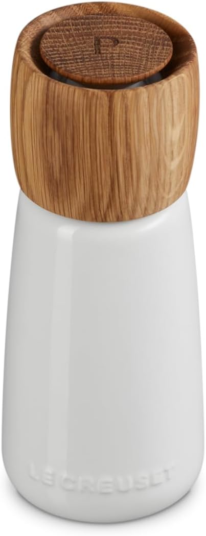 Le Creuset 7" Stoneware Alphine Pepper Mill - White