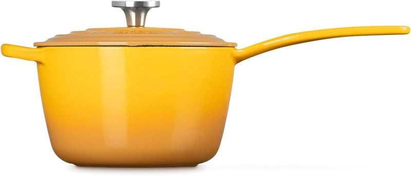 Le Creuset 2 1/4 Qt. Signature Saucepan w/Crucible SS Knob - Nectar