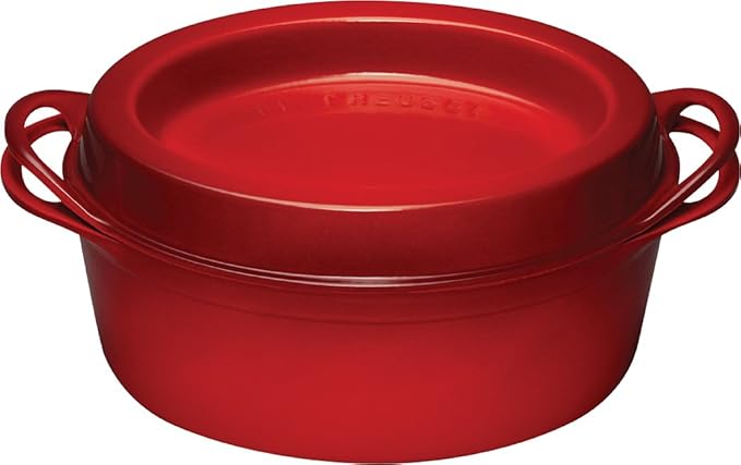 Le Creuset 7 1/4" Traditional Oval Doufeu Oven - Cerise