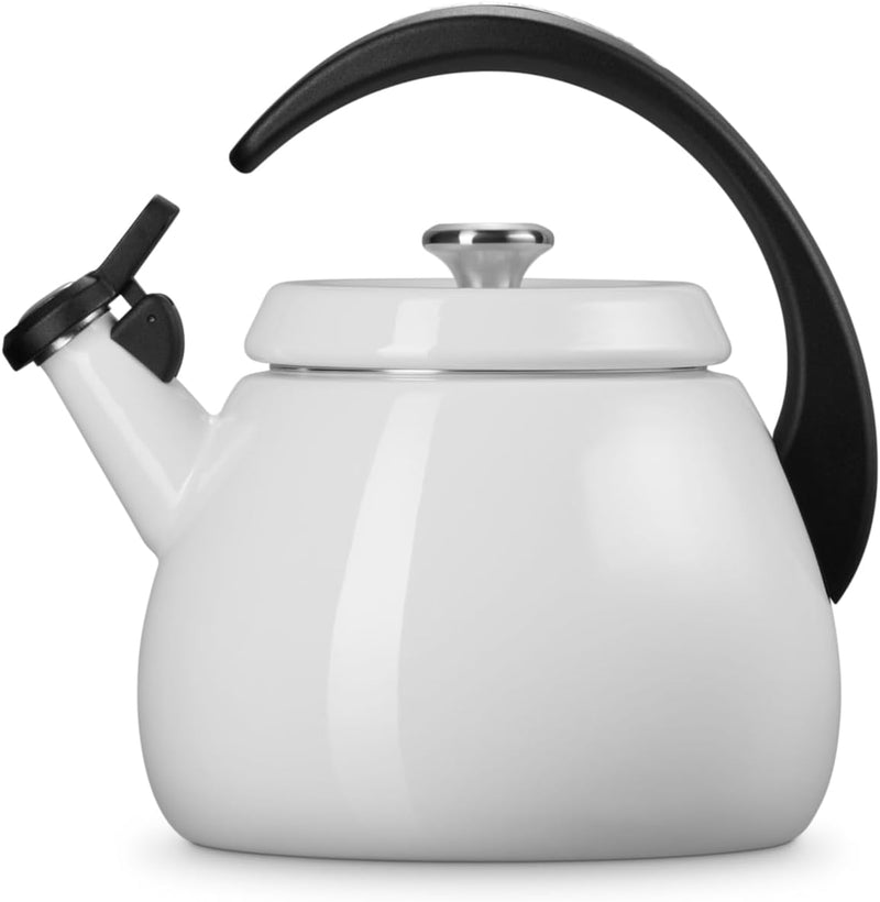 Le Creuset 2.2 Qt. Cloche Kettle w/Stainless Steel Knob - White