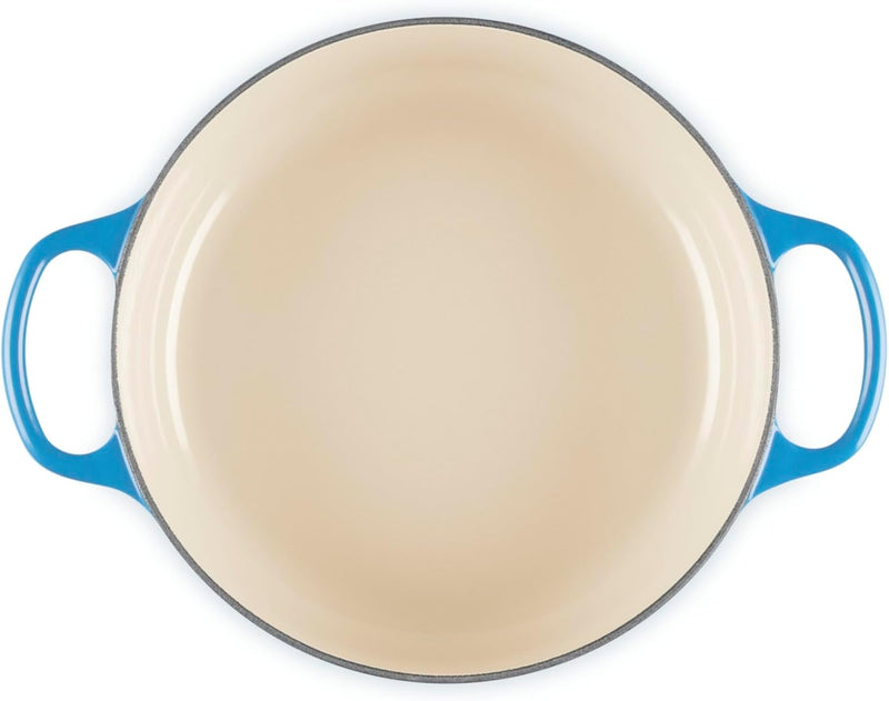 Le Creuset 3 1/2 Qt. Signature Round Wide Dutch Oven w/Stainless Steel Knob - Marseille