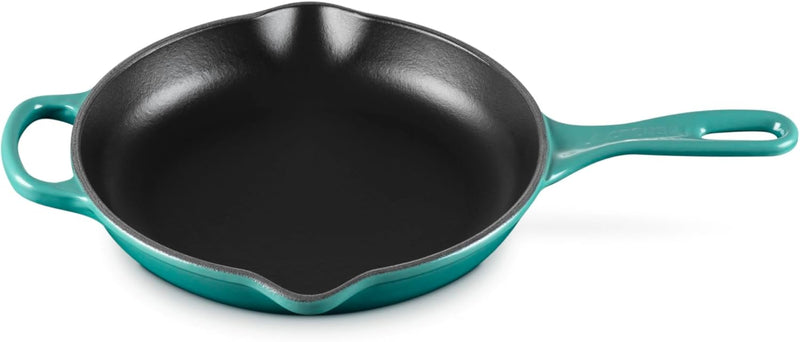 Le Creuset 9" (1 3/8 Qt.) Signature Cast Iron Handle Skillet - Riviera