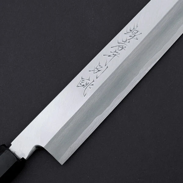 Kikuichi Kokaji White Carbon - 9.5" Yanagi Kiritsuke Tip Knife w/Saya