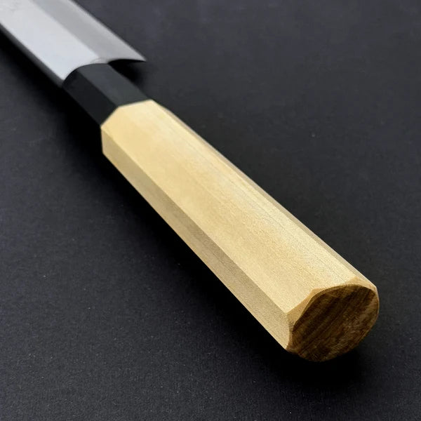 Kikuichi Kokaji White Carbon - 9.5" Yanagi Kiritsuke Tip Knife w/Saya