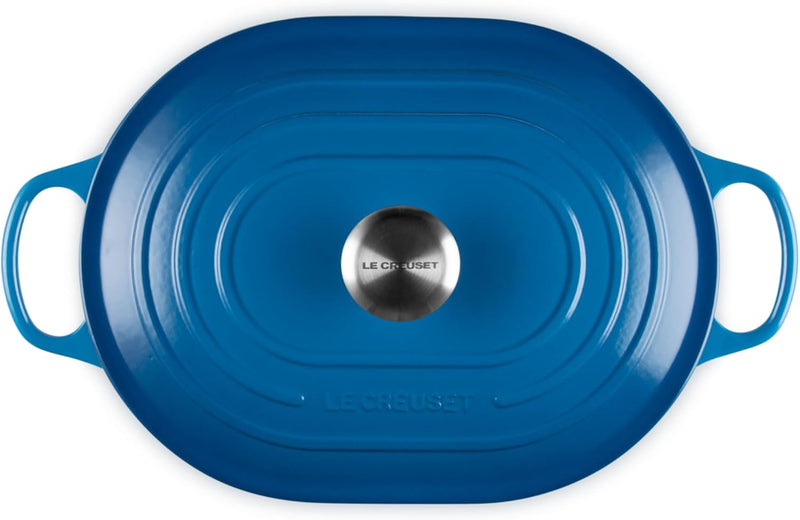 Le Creuset 3 3/4 Qt. Signature Oval Casserole w/Stainless Steel Knob - Marseille