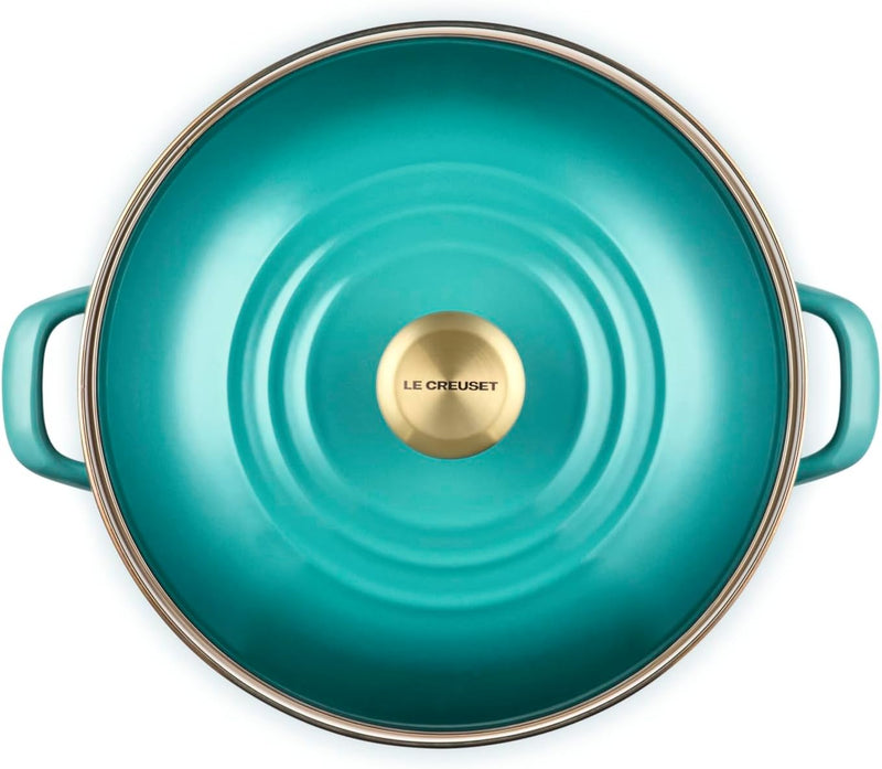 Le Creuset 12 Qt. Traditional Stockpot w/Light Gold Knob - Riviera
